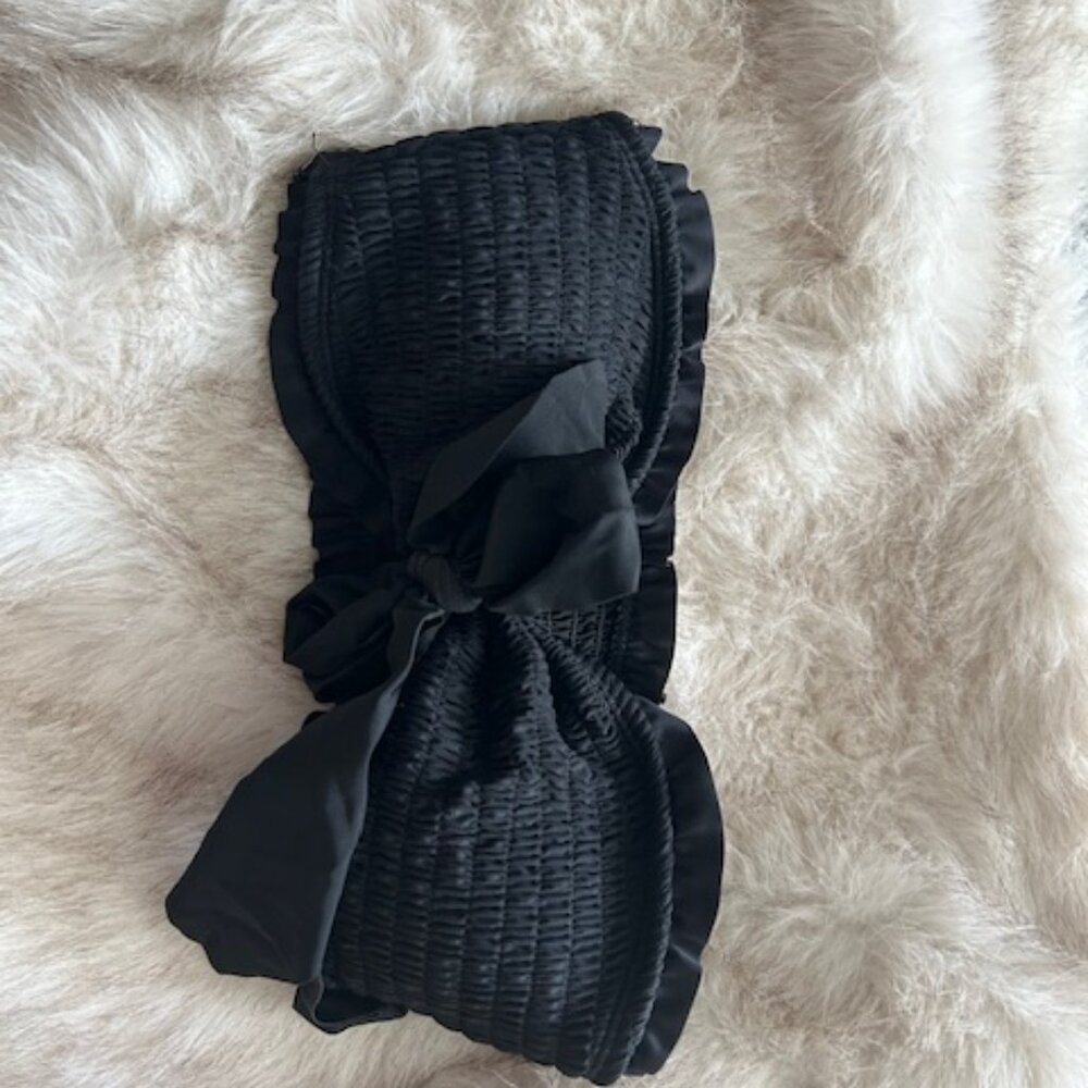Bikini top - Smocked Ruffle Design With Front tie - Picture 3 of 3